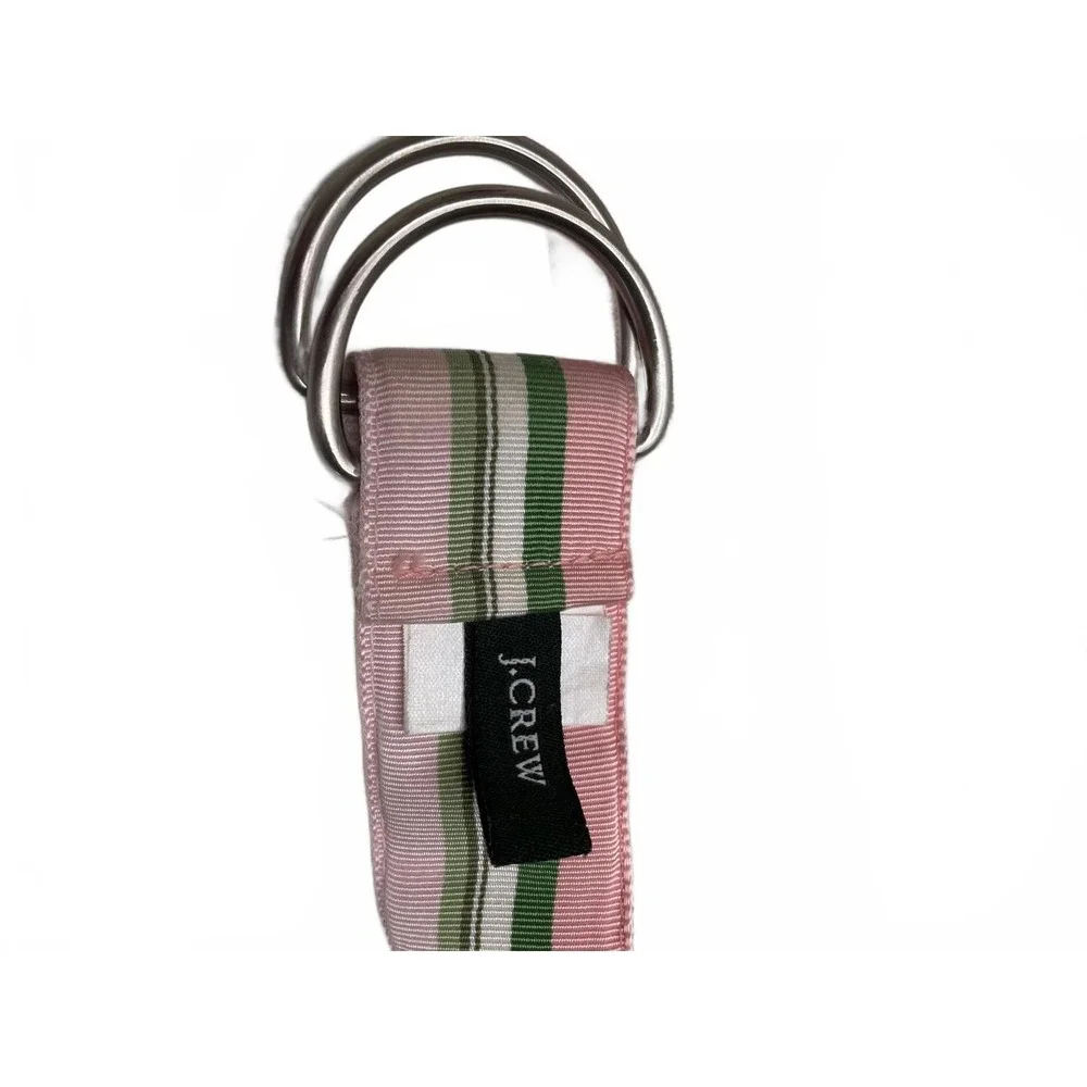 J.Crew Pink and Green Ribbon Belt 38" Soft Girl Preppy Feminine Pastel Ballet - Picture 4 of 4